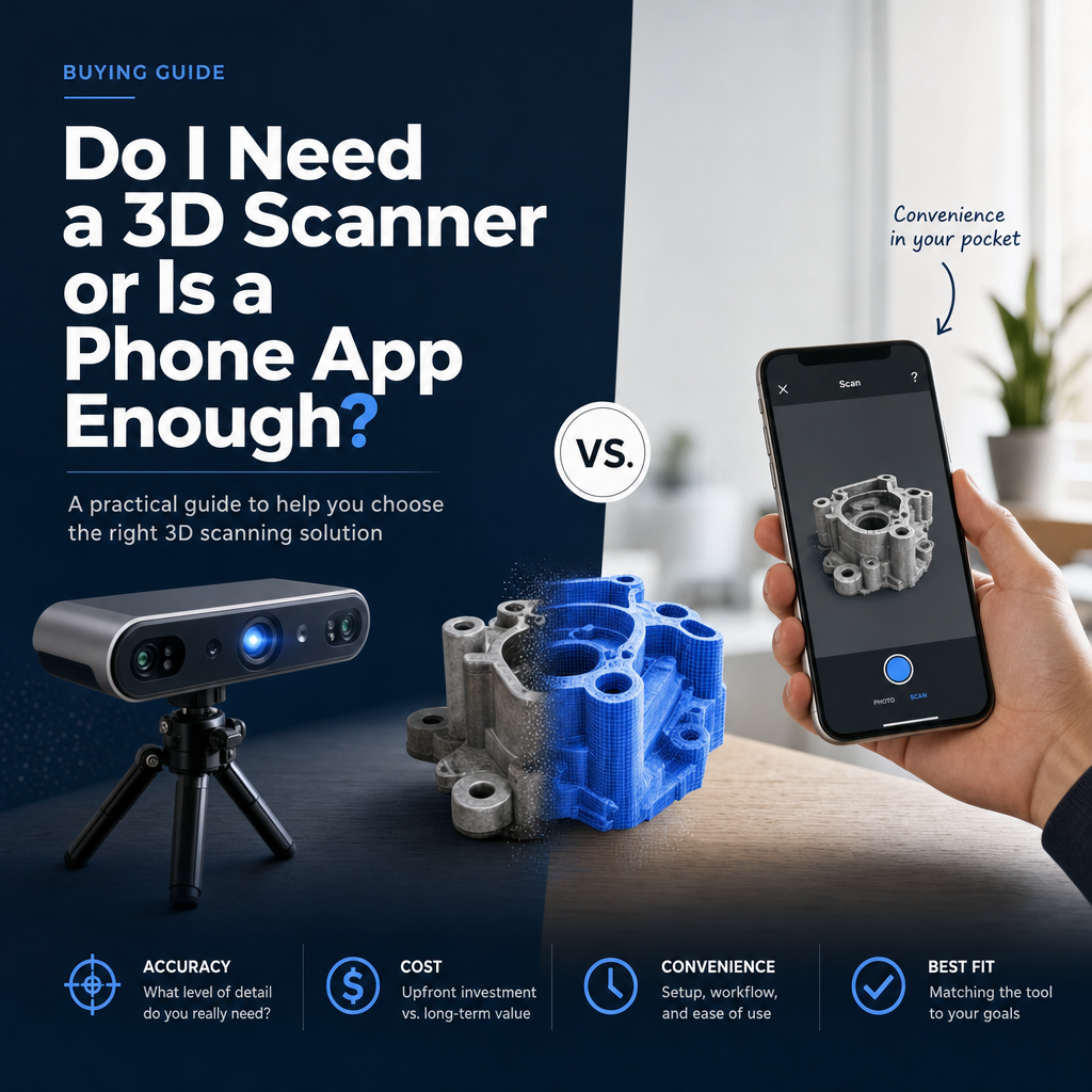Do I Need a 3D Scanner or Is a Phone App Enough?