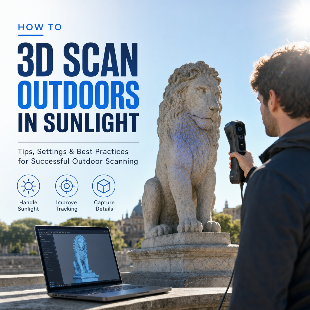 How to 3D Scan Outdoors in Sunlight