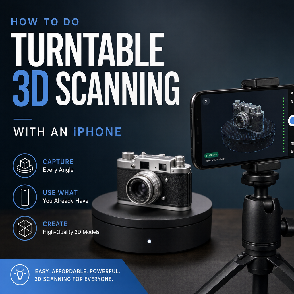 How to Do Turntable 3D Scanning with an iPhone