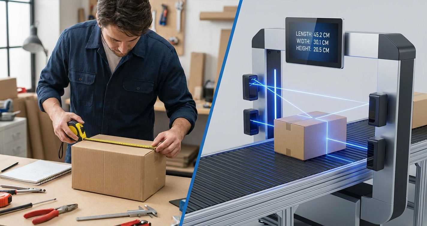 Should You Measure Freight Manually or With Automated Dimensioning?